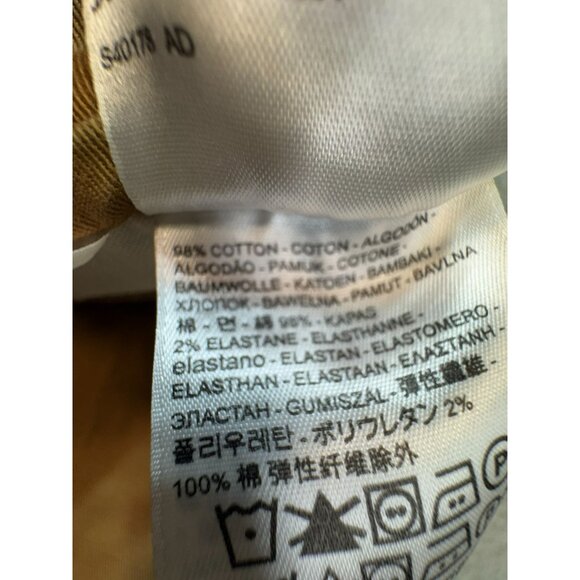 Levis Mens Casual Pants Size 30W X L30 Khaki Brown Denim Straight Leg Pockets - Picture 4 of 12